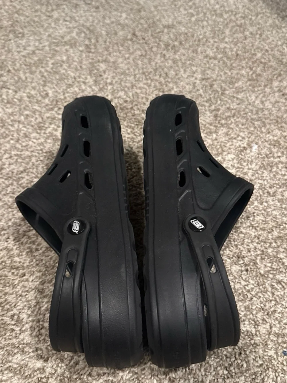 Men’s Black Slip-On Clog Shoes